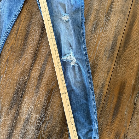 Hollister Womens High-Rise Super Skinny Classic Stretch Distressed Jeans Size 26 - Picture 12 of 14